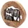 creedwood Skulptur, Natur, Holz, 35x37x7 cm, Dekoration, Skulpturen | Dekoobjekte, Skulpturen