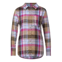 STREET ONE Damen A343508 Hemdbluse, Dark Deer Brown, 38