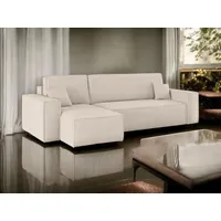 Eckschlafsofa HUDINI - Vanille - Beige
