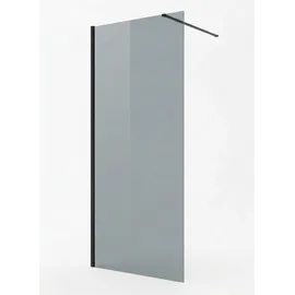 Badplaats Rizani Walk-In-Dusche 90 x 200 cm schwarz getönt