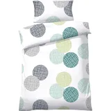 Dyckhoff Bettwäsche Weichfrottier Mint-grün Größe 1x 135x200 cm + 1x 40x80 cm