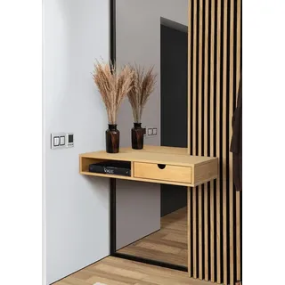 WoodMan Stauraumschrank »Farsta« Mit Holzfurnier aus Eiche, platzsparend, Wandmontage, FSC®, beige