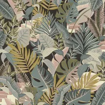 Rasch Textil Rasch Vliestapete Tropical House 687804 Dschungel Grün 10,05 m x 0,53 m