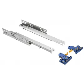 MS Beschläge 1 Paar Unterflurführungen Schubkastenauszug Soft Close System Vollauszug 600mm