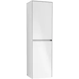 Villeroy & Boch Collaro Hochschrank 454 x 153,8 cm Weiß Matt Holz, MDF, Spanplatte