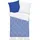 Tom Tailor Wendebettwäsche ORGANIC LEAVES Blau 155 x 220 cm + 80 x 80 cm