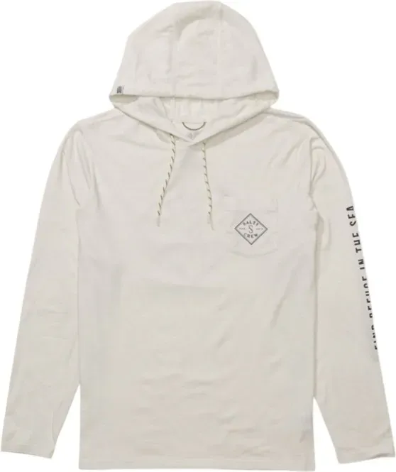 SALTY CREW TIPPET HOOD LS Lycra 2026 white - XL