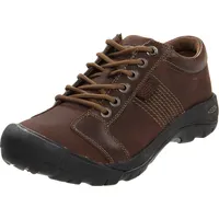 KEEN Austin Low Leder Freizeitschuh, Chocolate Brown, 42 EU