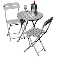 Garden Pleasure Lugo Set 3-tlg. grau klappbar