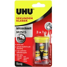UHU Sekundenkleber Minis 1 g 3 St.