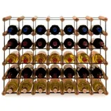 Proregal Weinregal Braun, Holz, Kiefer, Rechteckig, 72.5x52.5x24.5 cm, Wohnzimmer, Regale, Weinregale