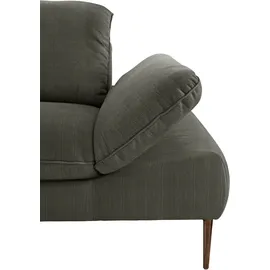 W.Schillig Eckcouch Chenille 3-Sitzer Grün