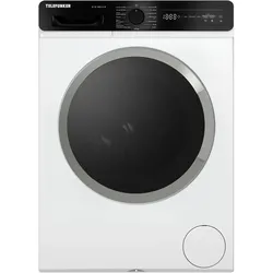 Telefunken Waschmaschine 10kg | 1400 U/Min. | Dampffunktion | Auto-Dosierung | Inverter Motor | AquaStop | W-10-1400-A-W