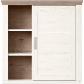 Set One by Musterring Hängevitrine York Dekor Pino-Aurelio / Eiche Nelson