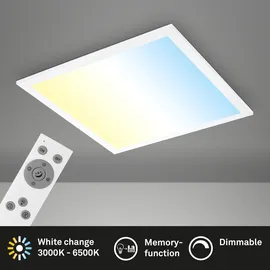 Briloner LED Panel 1 38 cm quadratisch weiß