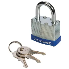 Silverline Tools Silverline 704400 Vorhängeschloss in Lamellenbauweise 50 mm