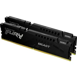 Kingston FURY Beast DDR5 5200MT/s 64GB Kit (2x32GB) CL40 Schwarz KF552C40BBK2-64