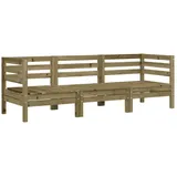 vidaXL Gartensofa 3-Sitzer 0 x 0 x 0 cm Bronze