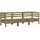 vidaXL Gartensofa 3-Sitzer 0 x 0 x 0 cm Bronze