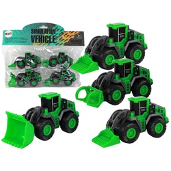 LEAN Toys Spielzeug-Traktor Landmaschinen Traktor Bauer Bauernhof Landwirt Spielzeug Maschine grün
