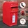 MonsterShop Briefkasten im Englischen Stil Rot