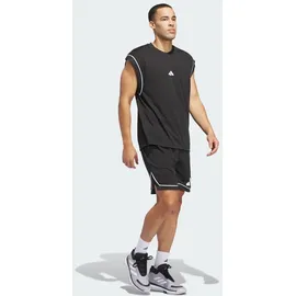 adidas Basketball All-World Sleeveless Tanktop Black / Black M