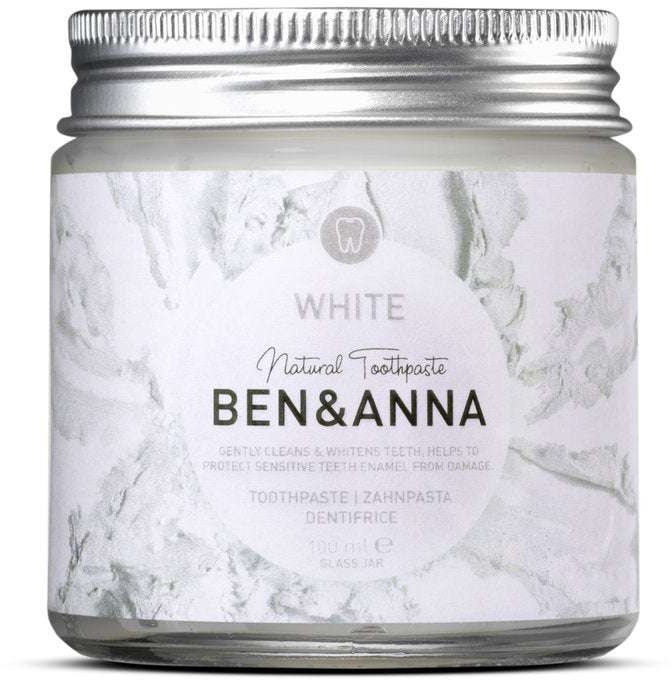 Ben&Anna Zahnpasta im Glas White Ben&Anna Natural Toothpaste White 100ml