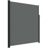 vidaXL Aluminium Seitenmarkise 220 x 600 cm Anthrazit