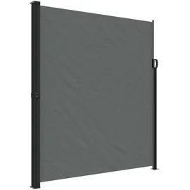 vidaXL Aluminium Seitenmarkise 220 x 600 cm Anthrazit