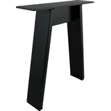 Simausrom Bankkufe A-Form Breite 380 mm Stahl schwarz lackiert