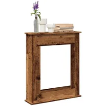 vidaXL Kaminumrandung 75 x 20 x 87,5 cm Altholz-Optik