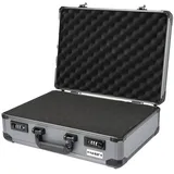 HMF 14402-02 Alu Fotokoffer mit Rasterschaumstoff 46 x 33 x 15 cm