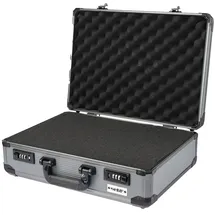 HMF 14402-02 Alu Fotokoffer mit Rasterschaumstoff 46 x 33 x 15 cm
