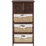 Mobili Rebecca Rebecca Mobili Schrank 80 x 40 x 27 cm Braun