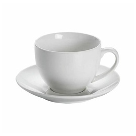Maxwell & Williams M&W White Basics Round Teetasse mit Untertasse 0,24 L