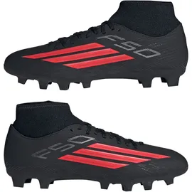 adidas F50 Club Mid MG/FG Herren core black/lucid red 43 1/3