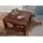 Massivmoebel24 Couchtisch Brooklyn Walnuss 70 x 70 x 40 cm