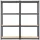 Juskys Lagerregal Easy 2er Set 160 x 80 x 40 cm - Grau