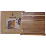 Laguiole Messerblock unbestückt, magnetisch, Echtholz und Glas