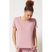Skiny Pyjamaoberteil Damen Pyjamashirt mit kurzem Arm (1-tlg) genial zu kombinieren rosa 44