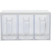 Westmark Roma rechteckig transparent 25,5 x 17,8 x 14,4 cm 3 x 1 l