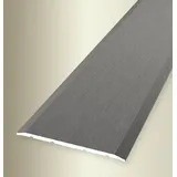 PROVISTON Bergangs- | Ausgleichsprofil Aluminium 60 x 1000 mm Edelstahl Geschliffen Bodenprofil Metallprofil Übergangsschiene | Proviston