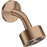 HANSGROHE Axor One Kopfbrause 75 1jet EcoSmart mit Brausearm brushed red gold