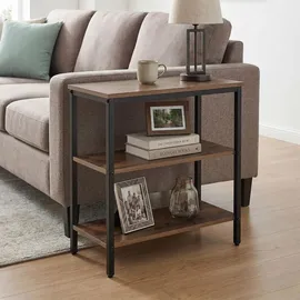 Relaxdays Nachtschrank 61 x 60 x 30 cm Schwarz