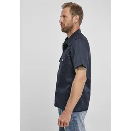 Brandit Textil Langarmhemd Blau 7XL