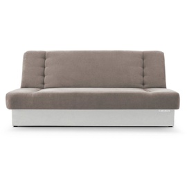 e-meubles Sofa mit Schlaffunktion und Bettkasten, Kippsofa Klappsofa Schlafsofa Clic-Clack Couch für Wohnzimmer Federkern Sofagarnitur Polstersofa - cyprus