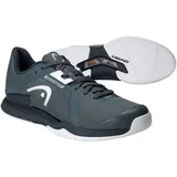 Head Hallenschuhe Herren Tennisschuhe HEAD Sprint Pro 3.5 Carpet Men Teppichschuhe weiß|blau 44 (UK 9.5)