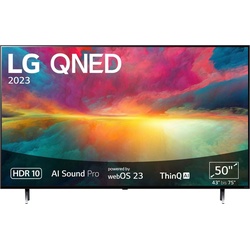 LG 50QNED756RA QNED-Fernseher (127 cm/50 Zoll, 4K Ultra HD, Smart-TV, QNED,α5 Gen6 4K AI-Prozessor,HDR10,HDMI 2.0,Single Triple Tuner) schwarz