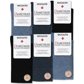 Occulto Oliver 6 Paare Blau 43-46