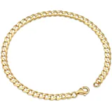 FIRETTI Goldarmband FIRETTI "Schmuck Geschenk Gold 585, Panzerkette Armkette" Gr. 21, gold (gelbgoldfarben), Armbänder, Damen, 21, Gelbgold 585, Goldarmband, Made in Germany